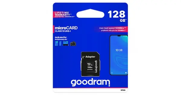 Micro Sd Card 128gb Cls 10 Goodram Preferatul clienților