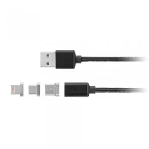 Cel mai vândut Cablu Usb Magnetic Micro Usb / Lightning 1m