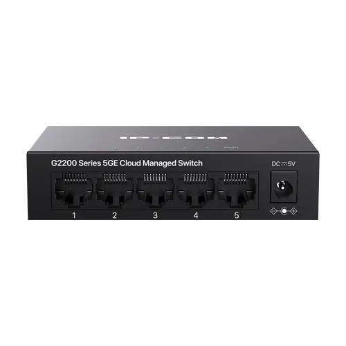 Preferatul clienților Switch 5 porturi Gigabit, Cloud Management - IP-COM G2205D