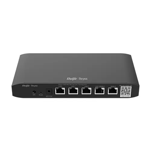 Preț mic Router 4 x LAN 1 Gbps, 1 x WAN 1 Gbps, Dual WAN, Captive Portal, Cloud Management - Ruijie RG-EG105G-V3