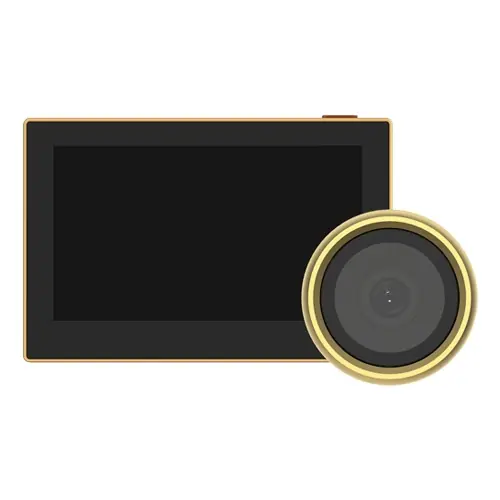 Vizor electronic smart, Wi-Fi, FullHD 1080P, monitor 4.3 inch, acumulator 2200mAh, Auriu - EZVIZ CS-HP2-Golden Expediere rapidă