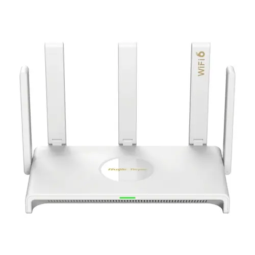 Discount Router WiFi 6 Dual Band, 5 x RJ45 Gigabit, AX3000, 5 dBi, Dual-WAN, Cloud Management - Ruijie RG-EW3000GX