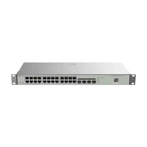 Switch 24 porturi RJ45 Gigabit, 4 porturi SFP, L2 Cloud Management - Ruijie RG-NBS3100-24GT4SFP-V2 Super ofertă