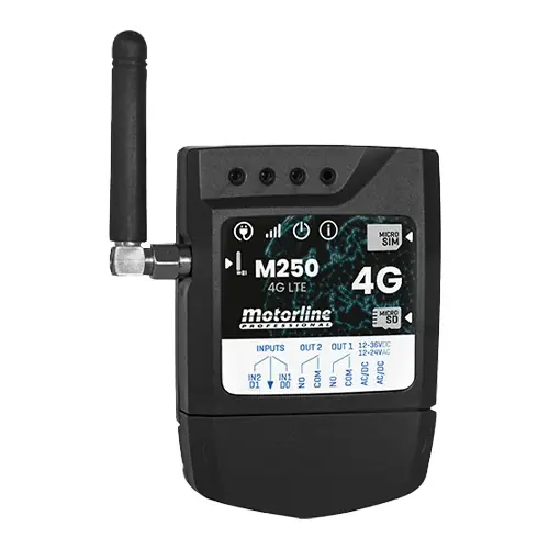 Cumpără acum Controller GSM 4G, Bluetooth, 2 relee, card SIM inclus MOTORLINE GSM-M250