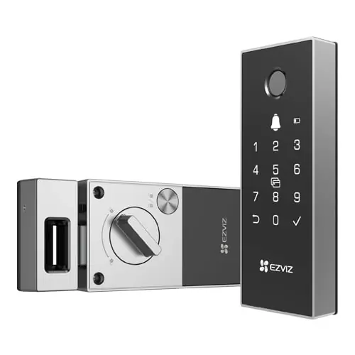 Livrare rapidă Yala inteligenta, Wi-Fi, multiple metode de deblocare, sonerie incorporata, alarma anti-furt - EZVIZ CS-DL03(WBCP)