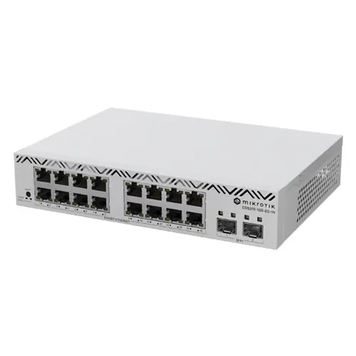 Retur gratuit Cloud Smart Switch, 16 x Gigabit, 2 x SFP+ 10Gbps, 1U - Mikrotik CSS318-16G-2S+IN