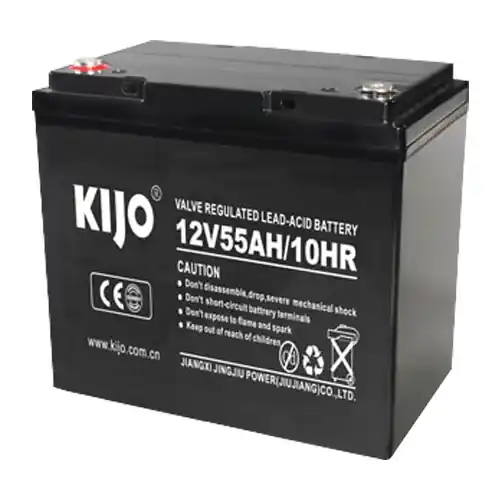 Ofertă Acumulator Pb-acid AGM Deep Cycle, 12V, 55Ah, conector M6 - KIJO JM12-55