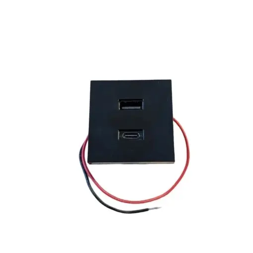 Shelly USB charger negru ( Încărcător USB Shelly pentru suport wall display ) Disponibil imediat
