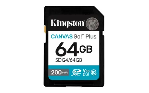 MICROSD KS 64GB CL10 UHS-I CANVAS GO PLS Retur gratuit