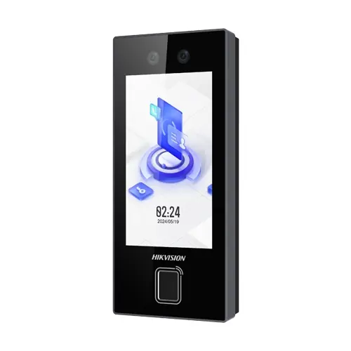 Plată sigură Terminal control acces recunoastere faciala, ecran 4.5 inch, M1, Amprenta, WiFi, PoE - HIKVISION DS-K1T344MBFWX-E1
