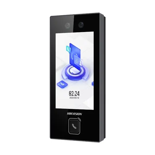 Cumpără online Terminal control acces recunoastere faciala, 4.5 inch touch screen, M1, WiFi, PoE - HIKVISION DS-K1T344MBWX-E1