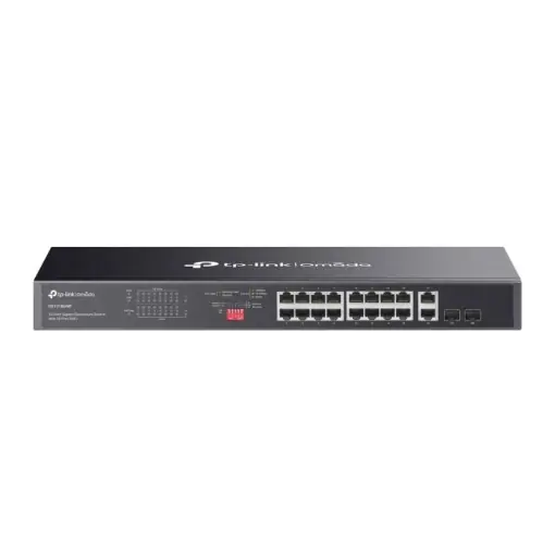 Popular Switch 16 x RJ45 1G PoE, 2 x combo SFP/RJ45 1G, Buget PoE 250W, Unanaged, 1U - TP-Link Omada DS1018GMP