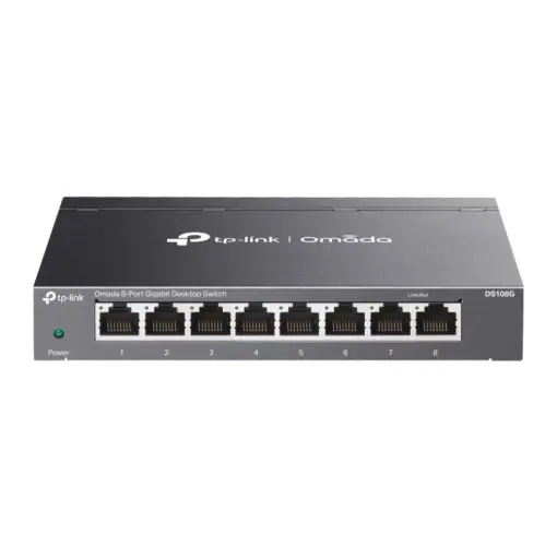 Mai ieftin Switch 8 porturi RJ45 Gigabit, Unmanaged - TP-Link Omada DS108G