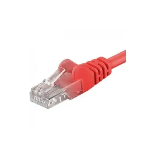 Patchcord UTP RJ45-RJ45 Cat.5e 0.5m rosu Transport gratuit