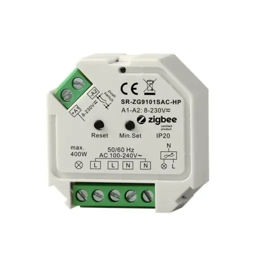 Variator inteligent (dimmer) Sunricher Zigbee, 230V AC, 400W Vezi acum