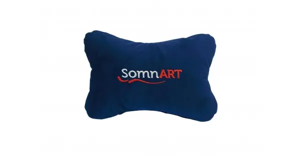 Perna Somnart Pentru Tetiera, Albastru, Dimensiune 32X23 Ofertă limitată