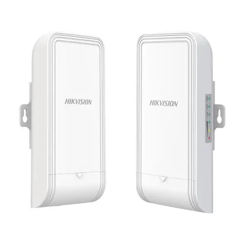 Calitate înaltă Set Bridge wireless 2.4GHz, 300Mbps, 1 km, 7dBi, PoE IN/OUT, Management - HIKVISION DS-3WF1000-EI-2N-P