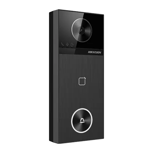 Plată securizată Panou exterior videointerfon TCP/IP 4MP, IR 3m, Wi-Fi6, Bluetooth, M1, IP65 - HIKVISION DS-KV6114-WBE1