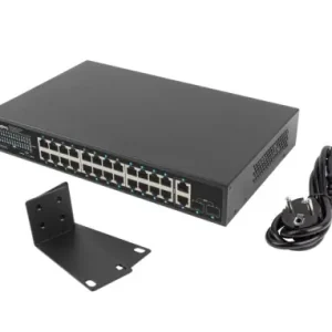 Livrare rapidă Switch Lanberg 24 Gigabit Ethernet, 360W