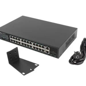 Switch Lanberg 24x Gigabit Ethernet 250W Livrare expres