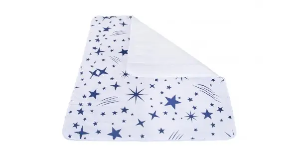 Popular Patura Impermeabila Bebe, Bumbac Frotir, Somnart, 100X110 Cm, Stelute