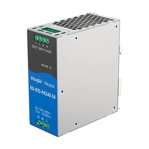 Sursa de alimentare in comutatie, 54V/4.4A, 240W, sina DIN - Ruijie Reyee RG-NIS-PA240-54 Lichidare de stoc
