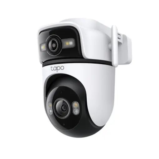 Transport gratuit Outdoor Dual Lens Pan/Tilt Security Cam