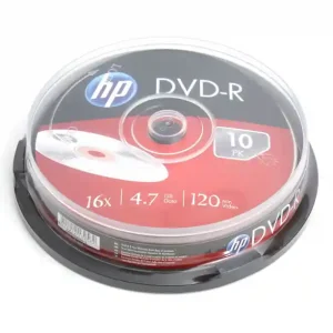 Lichidare de stoc DVD-R, 4.7Gb, 16X , HP , Cake Box , 10 buc-HP1610-
