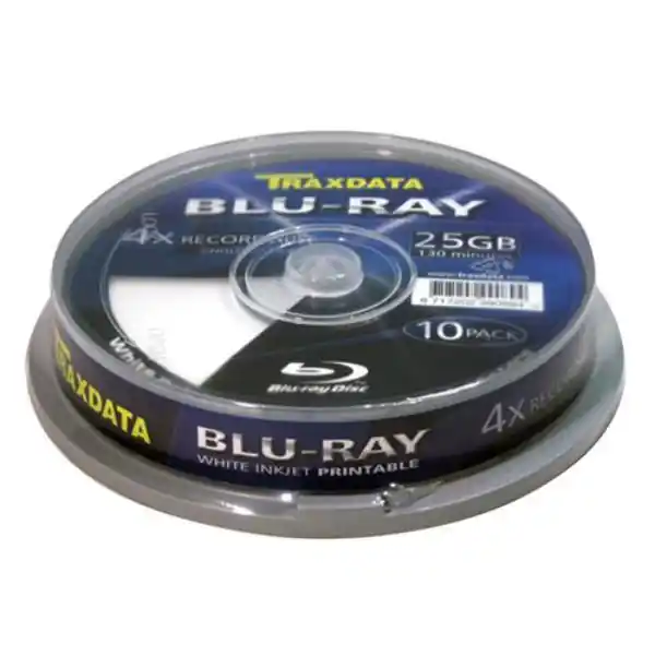 Cumpără acum BD-R Traxdata 25Gb 4X Printabil , Cake Box , 10 buc-TRBDP10