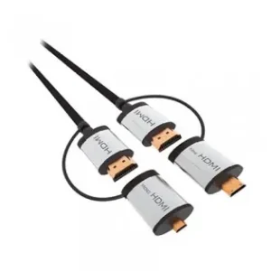 Premium Cablu Hdmi - Hdmi + Adaptor C / D V 1.4 1.5m