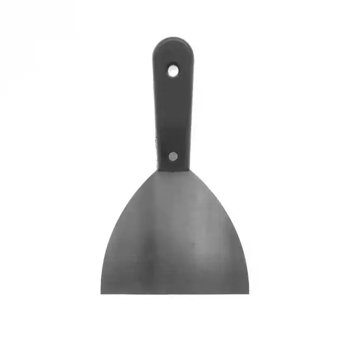 Promoție Spaclu metal 125mm,cu maner plastic,negru