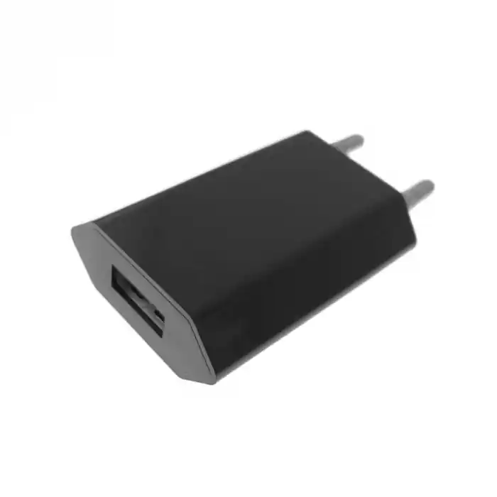 Incarcator de perete, adaptor de alimentare USB,1000 mA, negru Ofertă specială