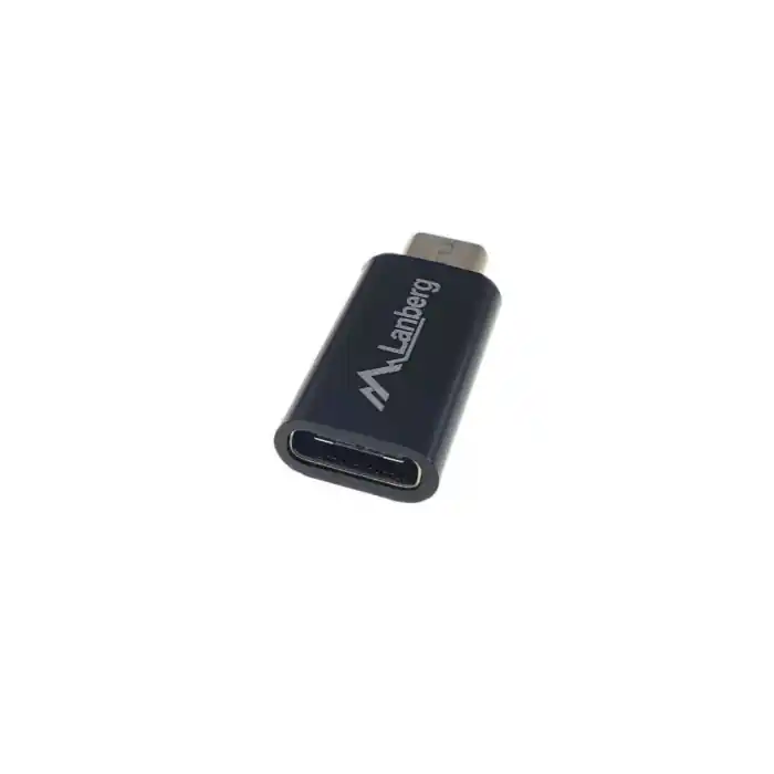 Adaptor , Lanberg , USB C(mama)/microUSB tata 2.0 , negru Plată securizată