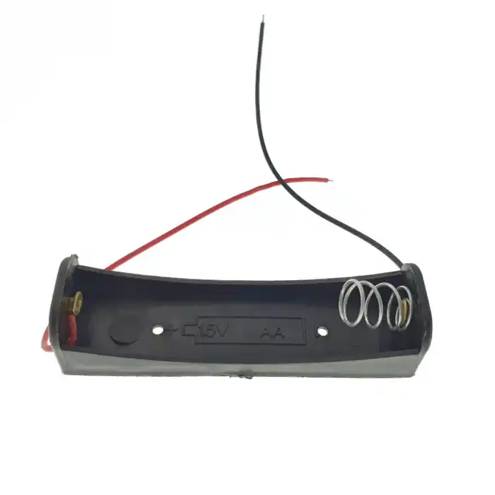 Suport pentru 1 x Baterie AA R6 Carcasa cu Fire - Alimentare Electronica Proiecte DIY Jucarii 80mm Transport gratuit