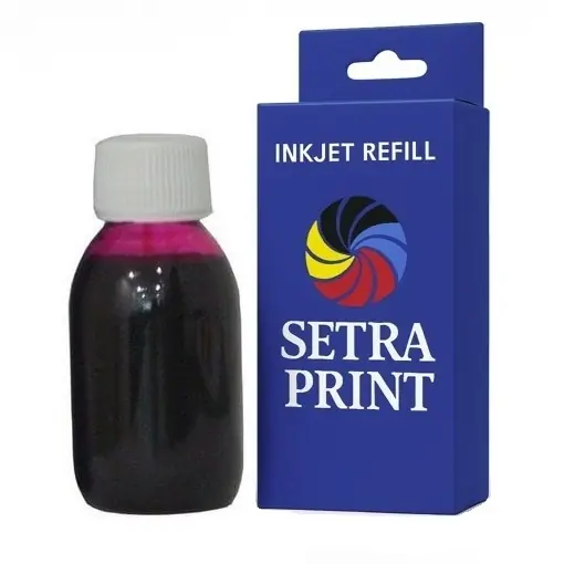 Ultima șansă Cerneala rosie pt cartuse EPSON T9443, T9453, magenta, DYE, cartuse reincarcabile