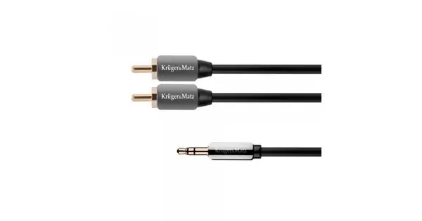 Lichidare de stoc Cablu 3.5-2rca 1.0m Kruger&matz