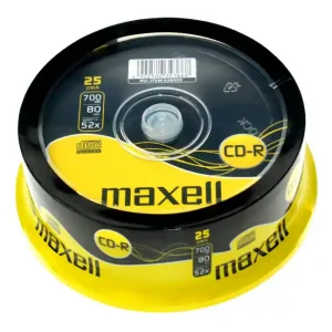 Retur ușor CD-R Maxell XL 700Mb, 80 min, 52X, Cake Box, 25 buc-628522.40.TW