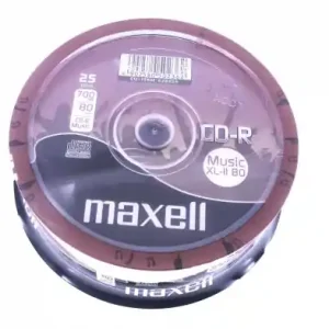 CD-R Maxell Digital Audio 80min MUSICA XL2, Cake Box, 25 buc-628529.40.TW Retur ușor
