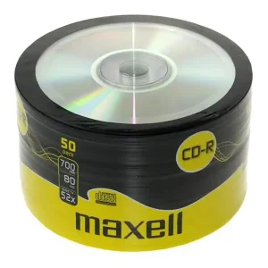 Cumpără online CD-R Maxell 700MB, 80 min, 52X, set 50 buc – Calitate și Fiabilitate pentru Stocarea Datelor