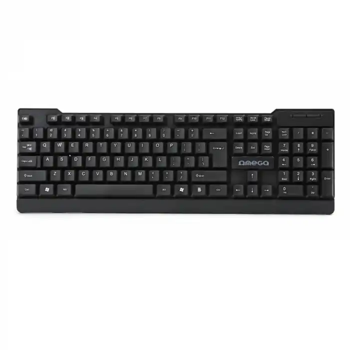Ofertă Tastatura cu cablu USB, Omega OK-35B, 104 taste cu profil inalt, US, neagra