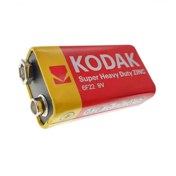 Baterie 9V 6F22, Kodak, Super Heavy Duty Zinc, ambalata in folie Retur gratuit