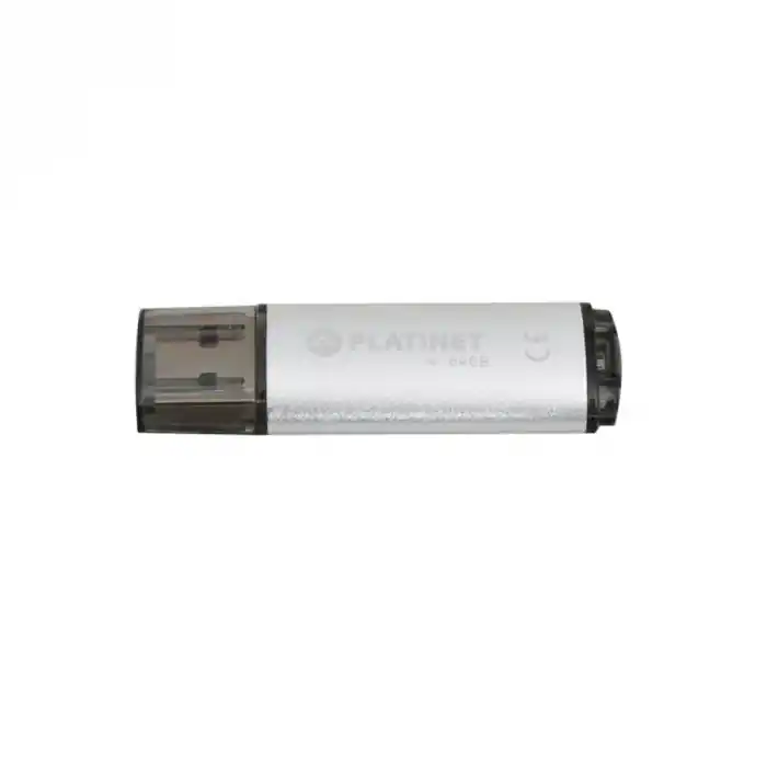 Memorie USB 2.0 Platinet 64Gb, X-Depo 43613, cu capac, argintie Reducere