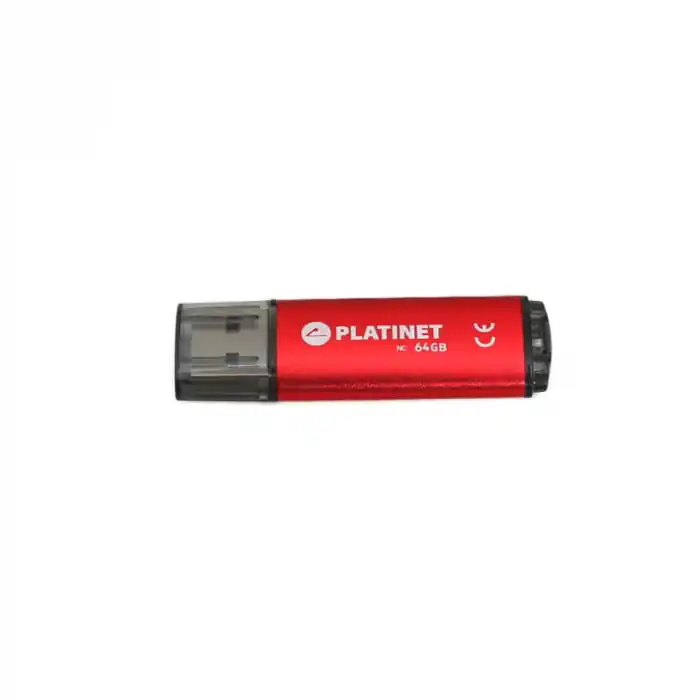Memorie USB 2.0 Platinet 64Gb, X-Depo 43612, cu capac, rosie Cel mai vândut