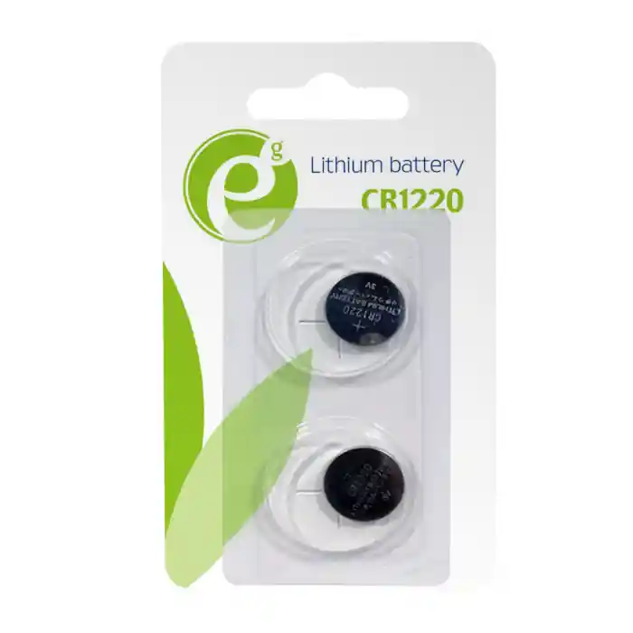 Baterie Gembird CR1220, 3V litiu, 2 buc., EG-BA-CR1220-01 Cumpără online