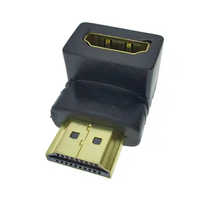 Mai ieftin Adaptor HDMI tata la HDMI mama, unghi 90 grade in jos