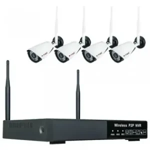 Reducere de preț Kit Nvr 4 Camere Ip20 Wireless 1080p