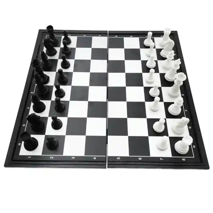 Preferatul clienților Set joc de Sah, MS-2017, cu piese magnetice, tabla metalica, suprafata 250 x 250 mm, in cutie