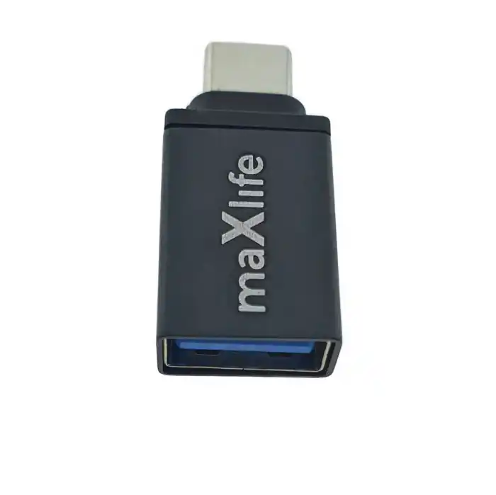 Discount Adaptor Maxlife 94074, USB 3.0 mama la USB tip C tata, in blister, negru