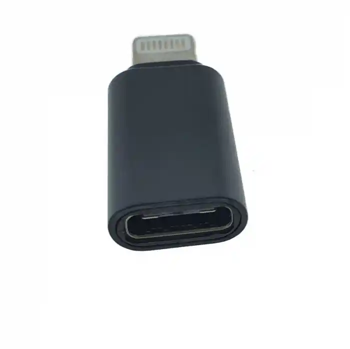 Adaptor Maxlife 94075 port USB-C mama la conector tip lightning tata, in blister, negru Cumpărături sigure