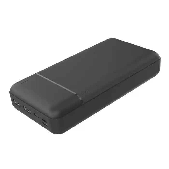Baterie externa, powerbank Platinet 45724, 30000 mAH li-polimer, 2 x USB, 1 x Type C, 1 x microUSB, LED, negru Reduceri